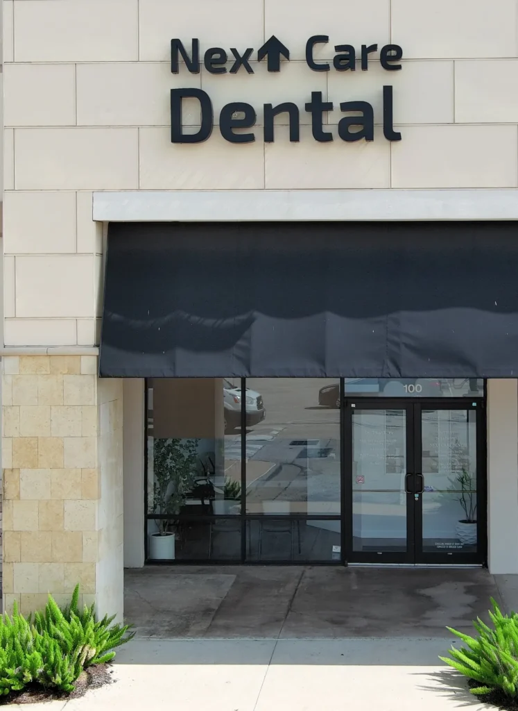 The Next Care Dental storefront on Westheimer Rd