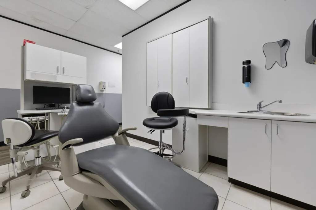 A treatment room at Next Care Dental